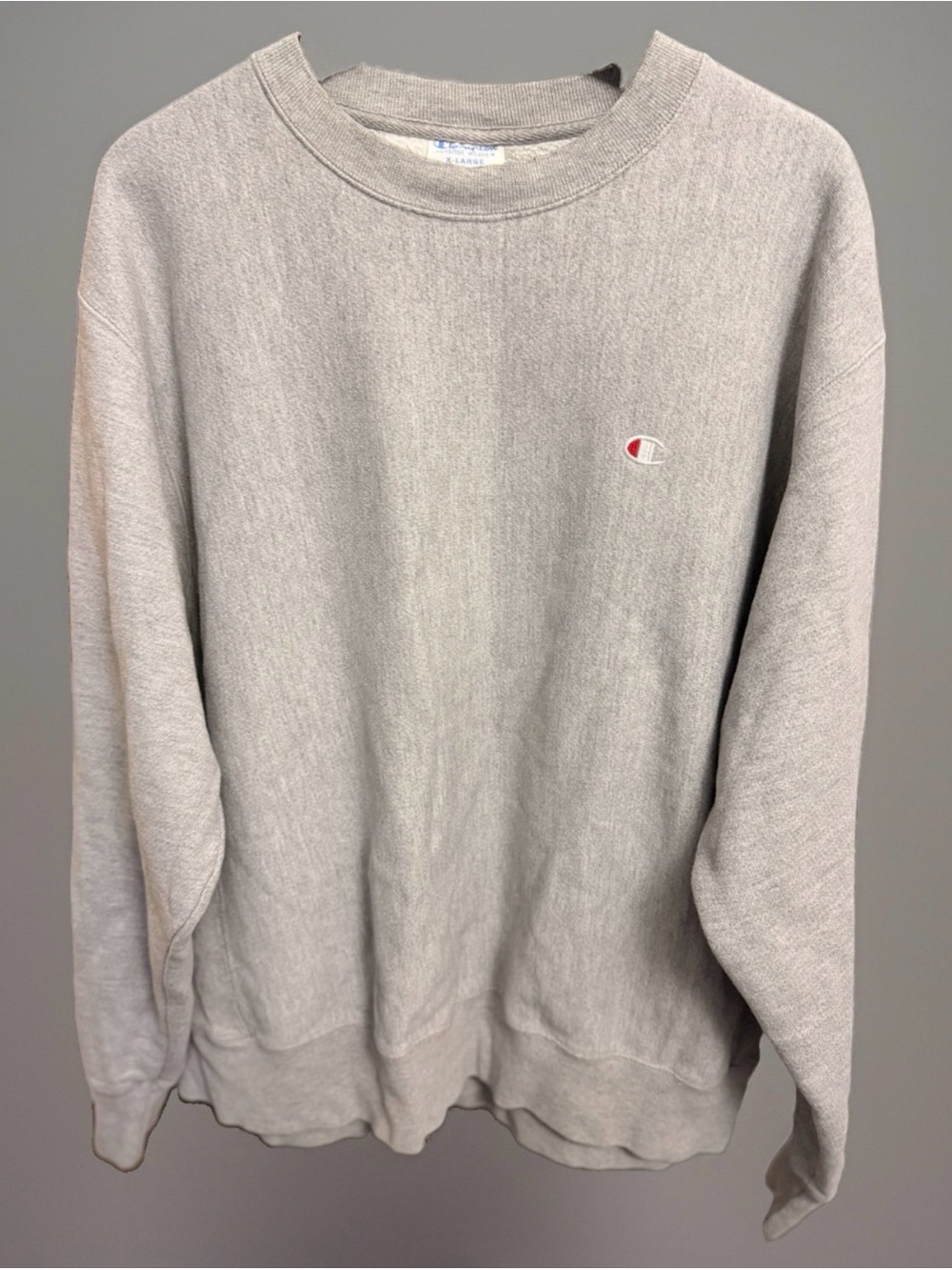 Champion Crewneck Sweatshirt - Light Gray
